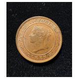 1892 Ceylon 1c UNC RB Nice Choice
