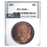 1891 Morgan MS65+ LISTS $4500