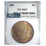 1900 Morgan MS67 LISTS $5000
