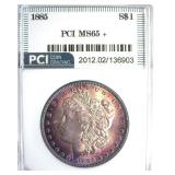 1885 Morgan PCI MS65+ Great Color
