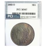 1883-O Morgan MS67 LISTS $3500