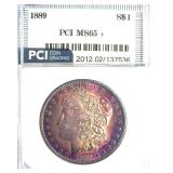 1889 Morgan PCI MS65+ Gorgeous Color
