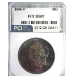 1884-O Morgan MS67 LISTS $2500