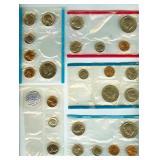 1964-1981 Coins From Mint Sets Still in Cellophane