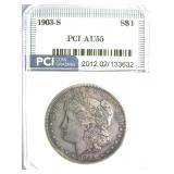 1903-S Morgan AU55 LISTS $4000