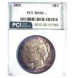 1922 Peace MS66+ LISTS $2500