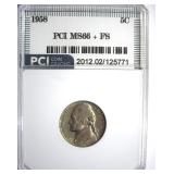 1958 Nickel MS66+ FS LISTS $11000