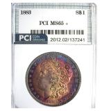 1883 Morgan PCI MS65+ Amazing Color