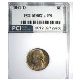 1941-D Nickel MS67+ FS LISTS $550