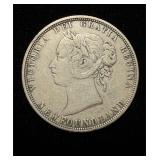 1880 Newfoundland 50 Cents .925 Silver