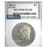 1974-S Silver Ike PR70 DCAM LISTS $550