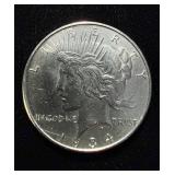 1934-D Peace AU-UNC