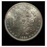 1884-O Morgan BU