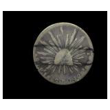 1862-PiRO Oval O 8 Reales Mexico