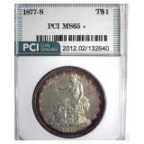 1877-S Trade Dollar MS65+ LISTS $10500