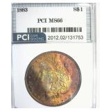 1883 Morgan MS66 LISTS $650