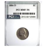 1954-D Nickel MS67 FS LISTS $8000 IN 66+ FS