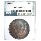 1883-O Morgan MS67+ LISTS $8500