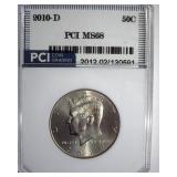 2010-D Kennedy MS68 LISTS $3,700