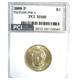 2009-P Pos A $1 Taylor PCI MS69