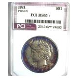 1921 Peace MS65+ LISTS $5250