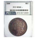 1889 Morgan MS65+ LISTS $425