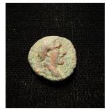 138AD Ex Rare Facing Busts VF+ Judea AE16