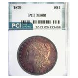 1879 Morgan MS66 LISTS $1700
