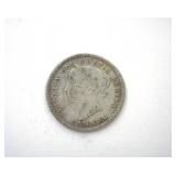 1880-H 10 Cents Fine+ Canada