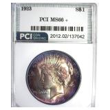 1923 Peace MS66+ LISTS $850