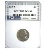 1976-S Nickel PR70 DCAM LISTS $500