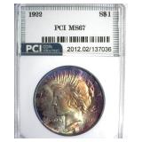 1922 Peace MS67 LISTS $8000