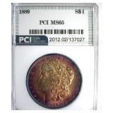1889 Morgan PCI MS65 Beautiful Color