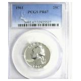 1961 Quarter PCGS PR67
