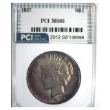 1927 Peace MS65 LISTS $2000