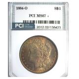 1884-O Morgan MS67+ LISTS $6500