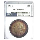 1881-O Morgan MS65 PL LISTS $3750