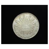 1871-CaMM 8 Reales Mexico