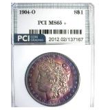 1904-O Morgan PCI MS65+ Incredible Color