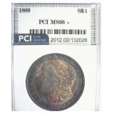1889 Morgan MS66+ LISTS $3500