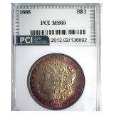 1886 Morgan PCI MS65 Wonderful Color