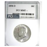 1970-D Kennedy MS67+ LISTS $20000