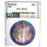 1998 Silver Eagle MS70 LISTS $1200
