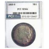 1923-S Peace PCI MS64 Bold Rim Color