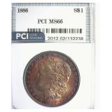 1886 Morgan MS66 LISTS $475