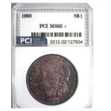 1903 Morgan MS65+ LISTS $460