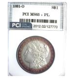 1891-O Morgan MS65+ PL LISTS $14000 IN 65+