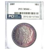 1897 Morgan MS65+ LISTS $550