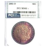 1881-O Morgan MS65+ LISTS $2150