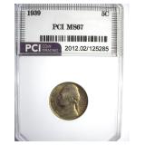 1939 Nickel MS67 LISTS $165